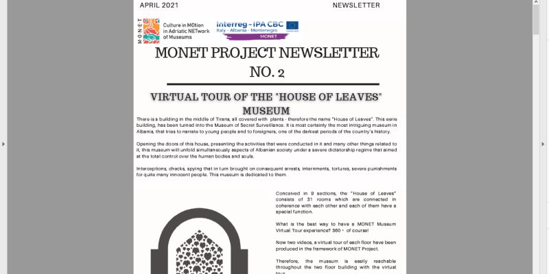 Monet Newsletter_April